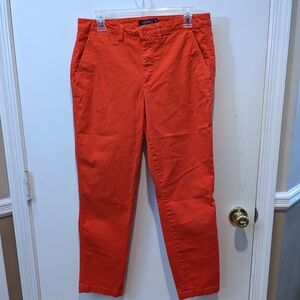 Women's Lauren Ralph Lauren jeans. Size 8. Orange color. Super fun and bright.